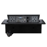 Cable Cubby Connector for Conference Table