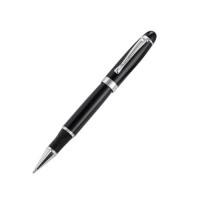 Gift Luxury Customized Logo Black Ball Point Metal Pen