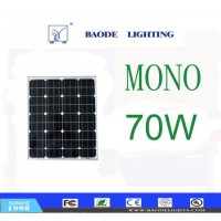 70W Home Solar Energy System Mono Monocrystalline Solar Power Photovoltaic PV Module Cell Panel
