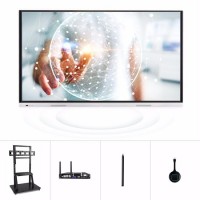 T6 Series 65'' Nesting Highlight Super Metal Texture High Precision Touch Display Interact
