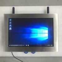 12 Inch IP65 LCD Industrial Steel Touch Screen Monitor All in One PC with Bluetooth  Serial Port for