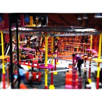Customized Indoor High Rope Adventure Park Equipment Challenging Adventure Ropes Course for Kids and