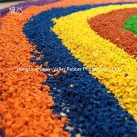Best Playground Recycled Tyre Rubber Granules EPDM/SBR Rubber Granule with Factory Price Ce ISO En71