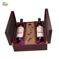 Customized Wood Wine Gift Box with Tools
