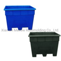 Forkliftable Plastic Bulk Container for Material Handling