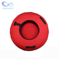 Adults Inflatable Ski Tube Towable Ski Circle Kids Inflatable Snow Tube Outdoor Winter Sport Games f