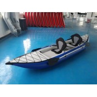 Light and Foldable Inflatable PVC Kayak for 2 Persons