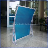 Beautiful Style 1000x1500mm Easy Assembling Plastic PC Hollow Used Awnings