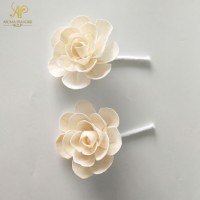 Factory Direct Selling Dia 8.5cm Handmade Wood Sola Flowers in Air Fresheners