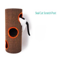 Luxury Sisal-Covered Scratching Posts for Pet Cats at Home
