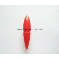 New Products Different Weight Sinker Float Acrylic Fishing Lure Plastic Fishing Buoy Sinking Fishing