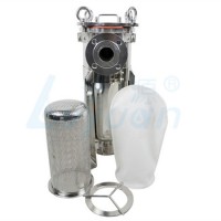 SS304/316 Stainless Steel Liquid Filter Housing and Water Bag Filter Housing for Wine Filtration