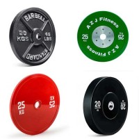 Black/Color Cast Iron/Steel/Rubber Lb/Kg Change Tri Grip/Gym/Olympic/Training/Competation/Standard C