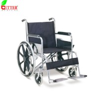 Foldable Lightweight Portable Steel Manual Wheelchair