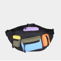 Multi-Pocket Waist Bag Graphics Waist Pack Outdoor Sports Bag Multi-Function Messenger Fanny Pack Es