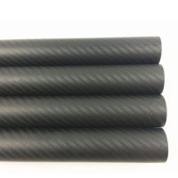 Customized Toray 3K Twill Matte Surface Carbon Fiber Tube