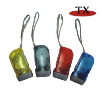 Wholesale Hand Pressure Power Generation Flashlights for Promotion Gift