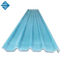 Green Corrugated Fiber Glass Roof Sheet Transparent Plastic Roofing Coil for Balcony