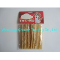 Dog Food 5inches/6-8mm Natural Rawhide Twist Stick Pet Food