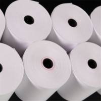 57*50mm ATM /POS Cash Thermal Paper Roll with Carton Roll for Tubes and Biometric Print L14