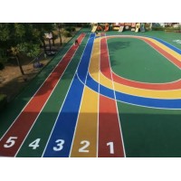 Red or Blue Color Running Track  13mm Synthetic Rubber Running Track