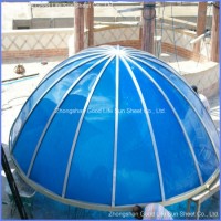 100% Virgin Bayer Clear Policarbonato Panel for Dome