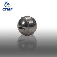 Tungsten Slotted Beads Fly Tying Fishing Weight Ball with Hole
