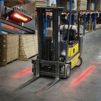 Forklift Stacker LED Red Zone Safety Light for Dead Zone Security
