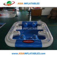 Cheap Price 6 Person Inflatable Floating Island for Water Park