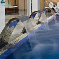 Outdoor or Indoor Swimming Pool SPA Decoration Waterfall