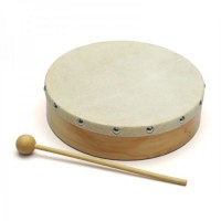 Kindergarten Wooden Hand Drum Musical Instrument