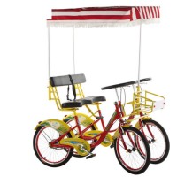 Best Tandem Bicycle 4 Person Seater Bicycle for 4 People 4 Wheel Tandem Pedal 4-Seater Surrey Quadri