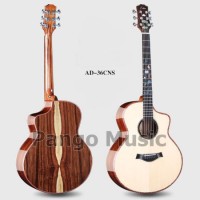 41 Inch Solid Spruce Top / Rosewood Back & Sides Acoustic Guitar of Pango (AD-36CNS)