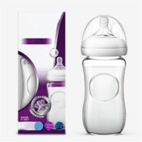 Professional Factory of Food-Grade BPA Free Wide-Neck Infant PP Silicone Feeding Bottle