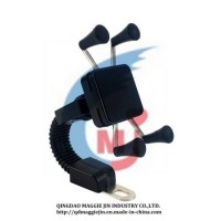 Universal Motorcycle Phone Holder Rear View Mirror Stand Motorbike Mount Bracket for Cellphones