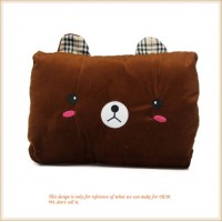 Brown Bear Handwarmer Plush Pillow Promotional Gift