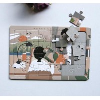 Custom Design Printing Paper Cardboard DIY Educational Kids Toy Jigsaw Puzzle