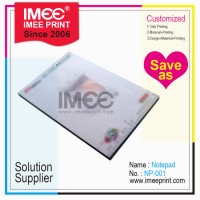 Imee Wholesale OEM ODM Customized Logo Printing Memo Pad Notepad Branded Stick Note