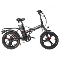China Wholesale OEM Supplier Fat Tire Alloy Electric Foldable Bicycle Lithium Power E Folding Bike