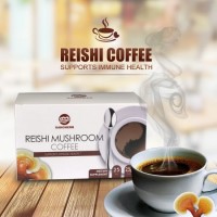 OEM Reishi Mushroom Black Instant Coffee 2 in 1 Lingzhi Coffee