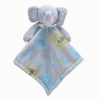 Custom Plush Stuffed Animal Head Soft Baby Doudou Blanket Toys