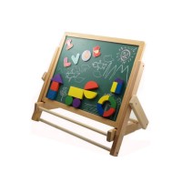 Wooden Children Black and White Writing Board