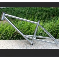 Mountain Bicycle Frame Titanium with Thru Axle Dropout