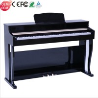 Professional Acoustic Weighted Electronic 88 Keys Hammer Action China Polished Digital Piano