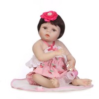 Vinyl Toddler Doll Kit Reborn Baby Doll Kits 22 Inch Bebe Reborn Doll for Children Gift