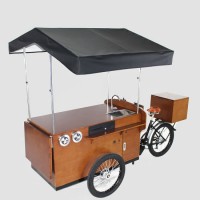 Mobile Food Cart Coffee Trike Bike for Factory Direct Sale