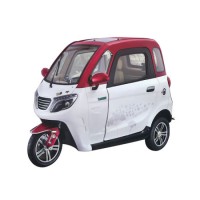 New Type Europe E-MARK 1000W/1500W Three Wheel Closed Electric Tricycle Rickshaw Cabin Car with EEC/
