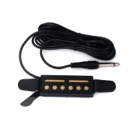 New Classical Acoustic Guitar Soundhole Pickup 6.3mm Jack 5m Cable