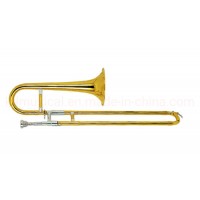 Bb Slide Trumpet with Wood Case