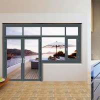 High Quality Aluminum Alloy Balcony Glass Doors and Windows Design